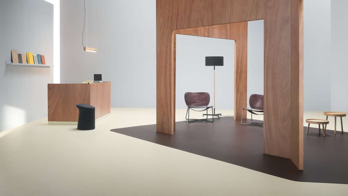 Forbo Linoleum Marmoleum Cocoa - blanc chocolat 3584