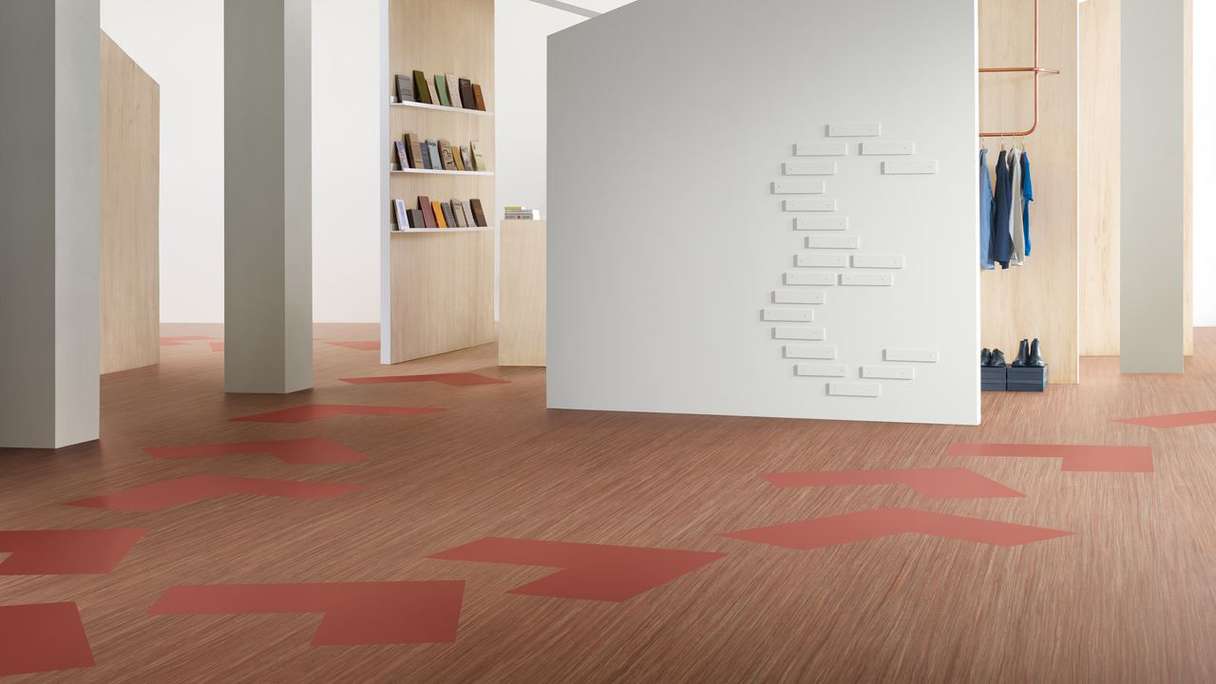Forbo Linoleum Marmoleum Walton - Berlin red 3352 - 2.5mm
