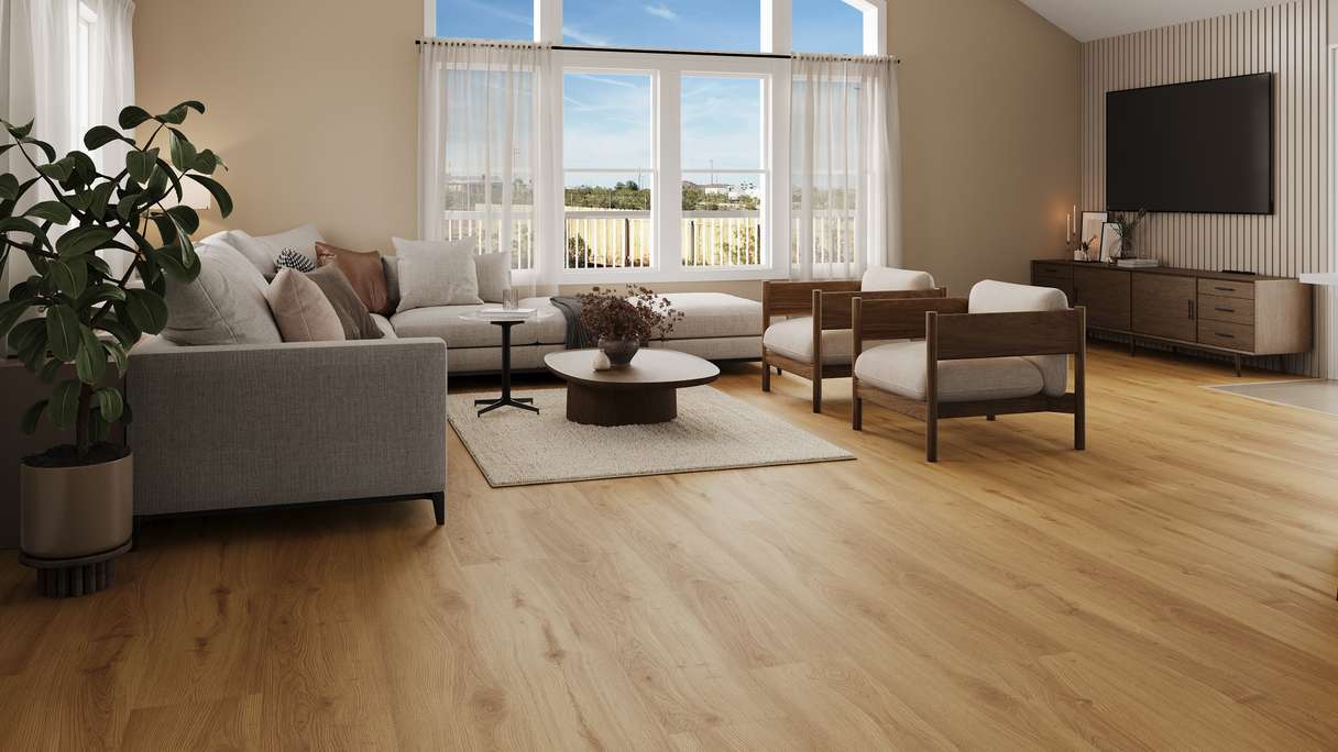 planeo Sol PVC rigide clipsable - Chêne Larisa Plancher XL de 1,82 m de long (P91206U)