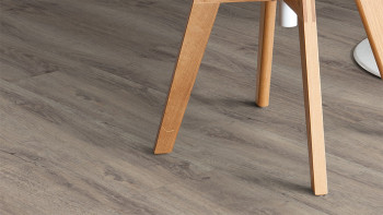 Gerflor Sol PVC clipsable - Virtuo 30 Rigid Acoustic Baita Taupe | isolation phonique intégrée (39141026)