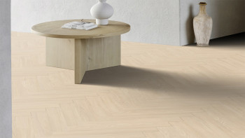 Gerflor Sol PVC clipsable - Virtuo 55 Rigid Acoustic HB Blomma Cream | isolation phonique intégrée (39041463)