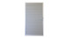 planeo Gardence Metallic - Porte aluminium universelle gris argenté avec cadre en aluminium